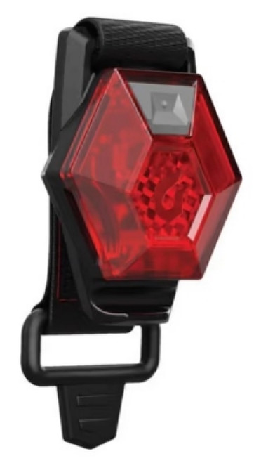 Eclairage Arrière MARS MAGNETIC Serrage Magnétique sur vétements ou par bande silicone