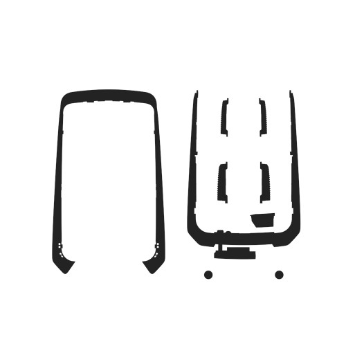 Coque de Remplacement KAROO Noir (Visserie et boutons Inclus)