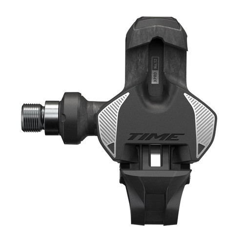 Pédales XPRO 12 Axe Titane Déport 57 Carbon/Argent + Cales ICLIC 5° C1