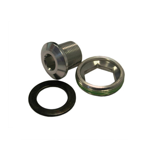 Kit de Visserie pour Pédalier GXP - Incl. 1x Boulon Auto-extracteur M15/M26 - Silver