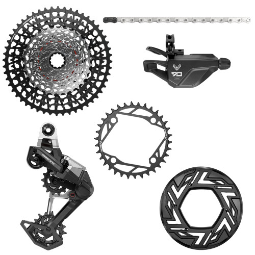 Groupe E-MTB Eagle 90 104 BCD T-Type 34 Dents Clip-On Cassette 10/52 (Sans Manivelles)