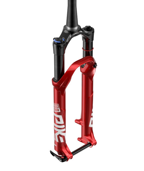 Fourche PIKE DJ SoloAir 26" 100mm OS40 15x100mm A4 Rouge Electrique