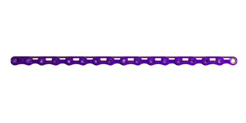 CHAINE 12V FORCE E1 FLATTOP PURPLE 114 MAILLONS