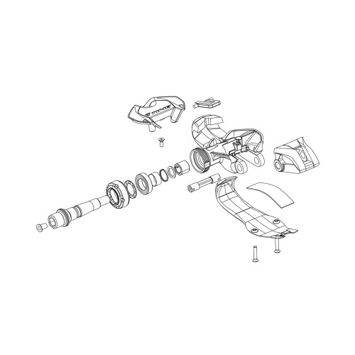 Kit de Reconstruction Pédales Xpro C1/B1 Gauche et Droite