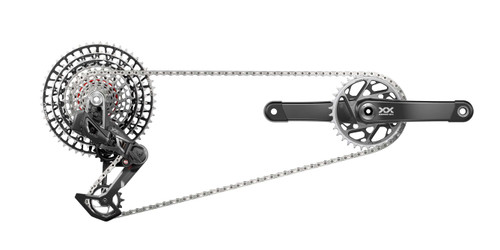 Groupe SRAM XX-SL T-TYPE AXS EAGLE 12V Q174 CL55 DUB WIDE 34 Dents 165MM 10/52 USB-C