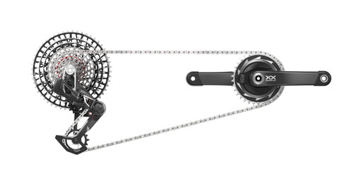 Groupe SRAM XX-SL Powermeter T-TYPE AXS EAGLE 12V Q174 CL55 DUB WIDE 34 Dents 165 10/52 USB-C