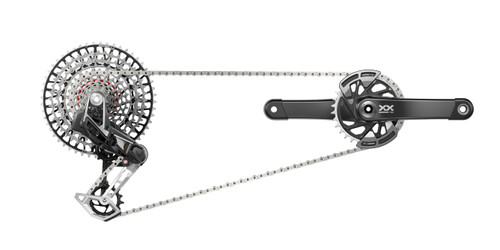 Groupe SRAM XX T-TYPE AXS Q174 CL55 DUB WIDE 32 Dents 2-Guards 165 10/52 USB-C