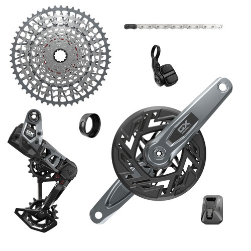 Groupe E-MTB SRAM GX BOSCH ISIS AXS T-Type 36 Dents Clip-On Guard 160mm 10/52 USB-C