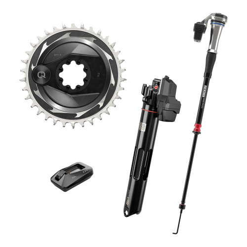 Kit Upgrade Flight Attendant - (USB-C Charger RD 2 Damper for SID35, ISOSTRUT FA Shock, XXSL PowerMeter,34t Cring,2 Batteries w/USB-C Charger)-TREK Supercaliber9.9 X0/9.8GX Gen2