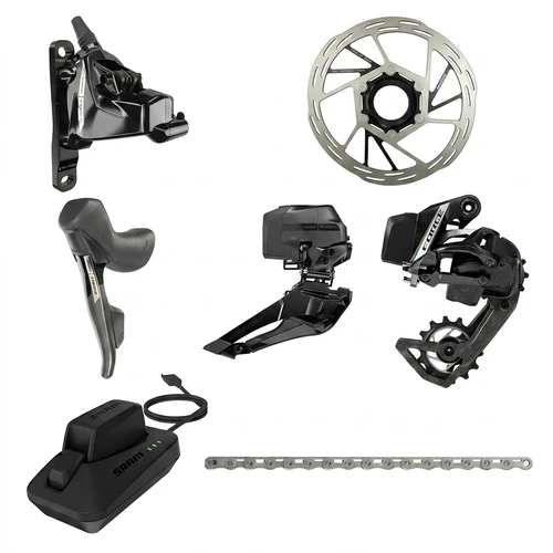 GROUPE SRAM FORCE AXS D2 / E1 12V /!\ ATTENTION CE GROUPE EST UN PANACHAGE DE COMPOSANTS VERSION D2 ET E1 /!\
