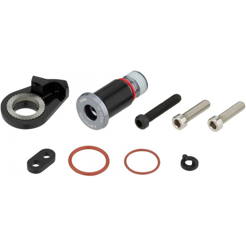 Kit Visserie (B-Bolt & Régl.) pour Dér. Arrière Mtb XX1 EAGLE - 12 V / Alu & Acier / Vis (Btr5 + Btr3) + plaqu. + clip - Lunar Grey