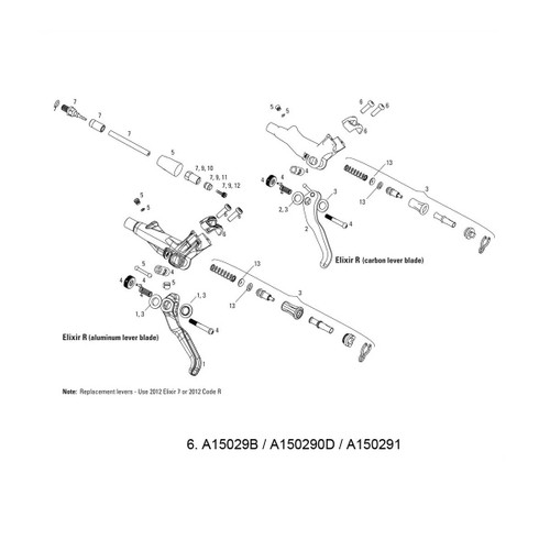 COLLIER LEVIER ELIXIR GRIS