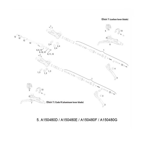 Collier de Frein HINGE CLAMP (pour Fix. MMX) - Collier G ou D / Visserie Acier Inox T25 (Silver) / 1x Collier de frein - Silver