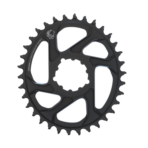 PLATEAU X-SYNC EAGLE OVAL 34T DIRECT MOUNT 3MM OFF BST BLK
