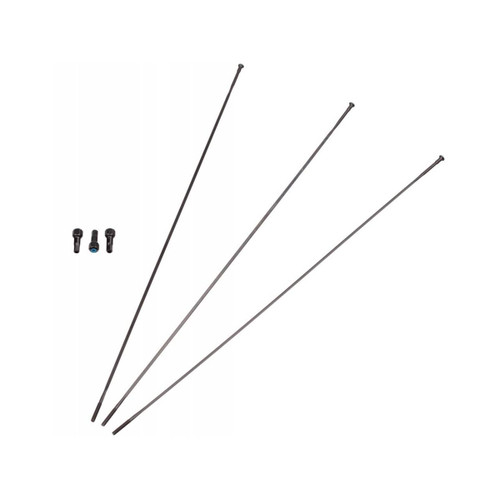 Kit de Rayons + Ecrous CX-Sprint (Roam 50 - 26p) -  mm / Droits / 3 Pces (Rayons + Ecrous) - Black