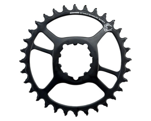 PLATEAU X-SYNC 2 STEEL EAGLE 32T DIRECT MOUNT 6MM OFFSET BLK
