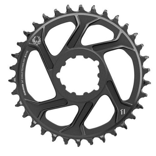 PLATEAU X-SYNC 2 STEEL EAGLE 34T DIRECT MOUNT 6MM OFFSET BLK