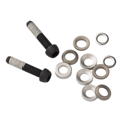 Vis de montage d'Etrier FLATMOUNT - T25 / L=22mm / Visserie Titane / Incl. 2x (Vis+Rondelles) - Silver Vis de montage d'Etrier FLATMOUNT - T25 / L=22mm / Visserie Titane / Incl. 2x (Vis+Rondelles) - Silver