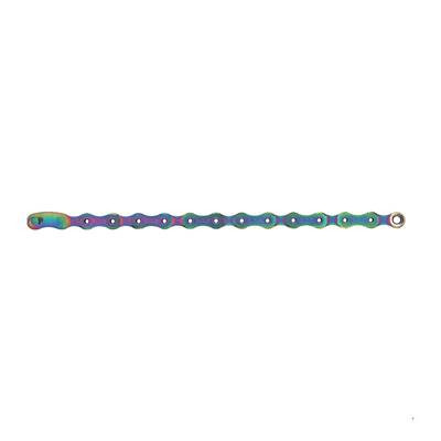 Chaine PC-XX1 EAGLE - 12vit.(1 pièce) - Rainbow / 126 maillons / connecteur Eagle_PowerLock