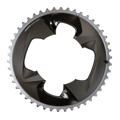 Plateau Route 2x FORCE AXS D1 12 V - 46T /  X-Range™ / 4 Bolt - 107 BCD - Grey