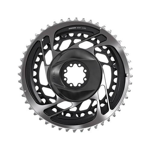 Kit Plateaux Route 2x RED AXS D1 12 V - 50/37T /  X-Range™ / 8 Bolt DM (Direct Mount) - Polar Grey