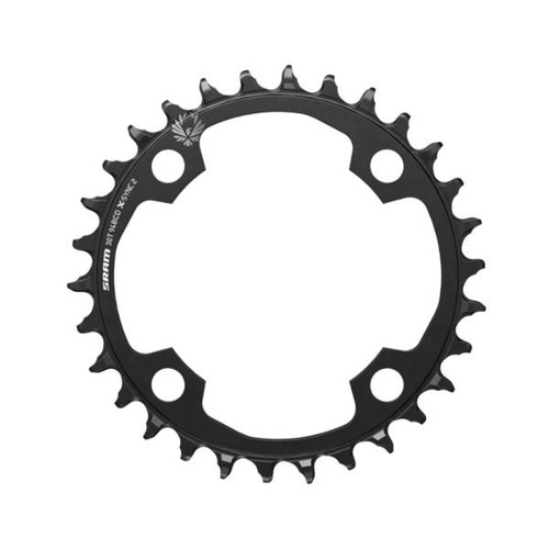 Plateau Mtb 1x E-MTB ALU 12 V - 30T /  X-Sync™ 2 / 4 Bolt - 94 BCD - Black