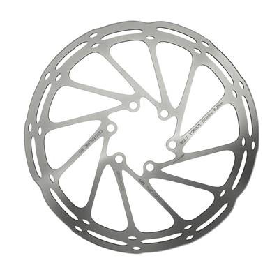 DISQUE CENTERLINE 220MM 6 TROUS BORD DROIT ACIER INOX