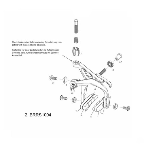 VIS DE FIXATION CABLE ETRIER FORCE / RIVAL