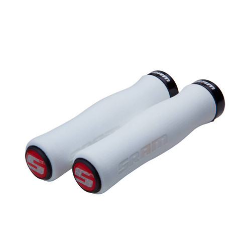 GRIP  CONTOUR 129MM + LOCK ON BLANC/NOIR