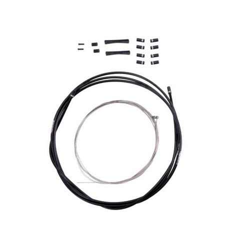 KIT COMPLET AV/ARR ROAD & MTB DERAILLEUR 4MM GAINE NOIRE