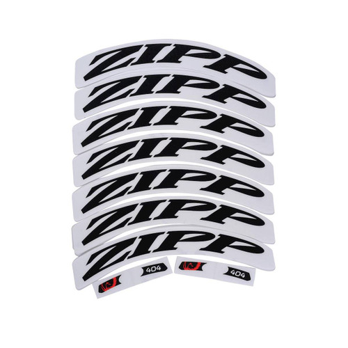 DECAL SET 1 Roue 404 ZIPPLOGO MATTEBLK