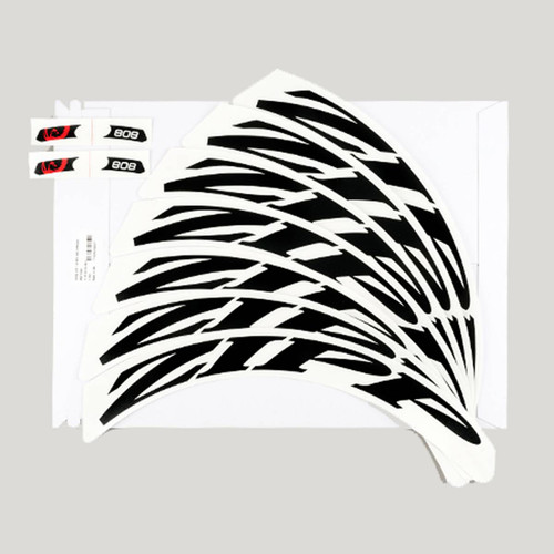 DECAL SET 1 Roue 808 ZIPPLOGO MATTEBLK