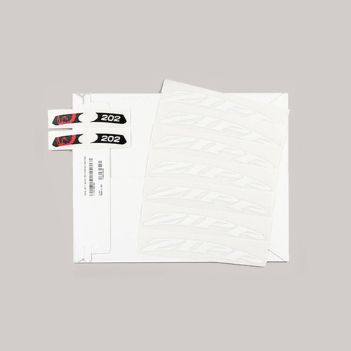 DECAL SET 1 roue 202 ZIPPLOGO MATTEWHT