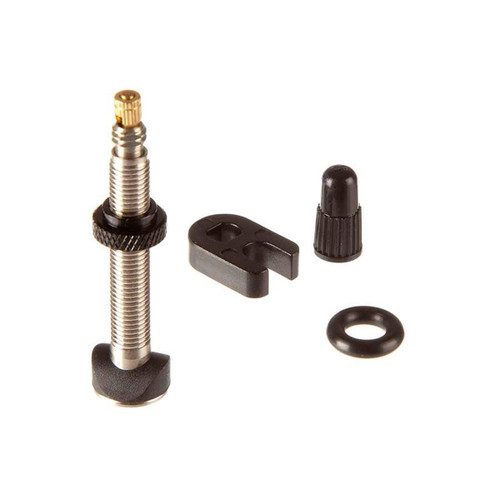 Kit Valve Tubeless Universelle MTB 42mm - Silver (1 Valve + 1 Clé + 1 joint) Kit Valve Tubeless Universelle MTB 42mm - Silver (1 Valve + 1 Clé + 1 joint)