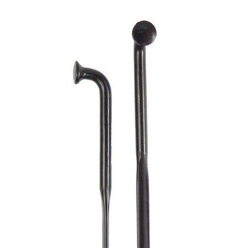 Kit de Rayons + Ecrous CX-Ray - 280 mm / Coudés / 3 Pces (Rayons + Ecrous) - Black