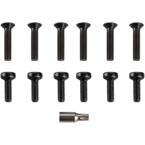 Kit de Visserie pour Prolongateur VUKA ALUMINA CLIP A1-B1 - Acier/Incl.12x Vis Torx® T25 - Black anodized