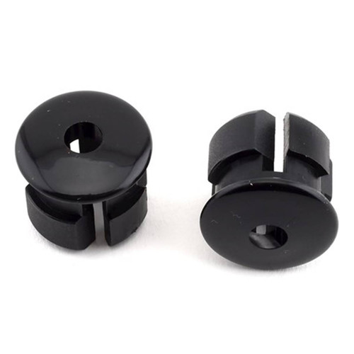 Bouchons de cintre pour Extension VUKA ALUMINA (Plat) - Plastique Dur/Qtté: 2 - Black (no Logo)