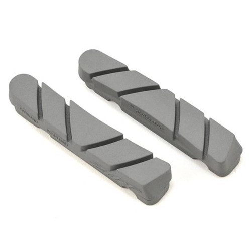 Patins de Frein TANGENTE PLATINUM PRO EVO - Caoutchouc / Jtes Carbone / Road & CX / 1 Paire (Patins seuls) - Grey