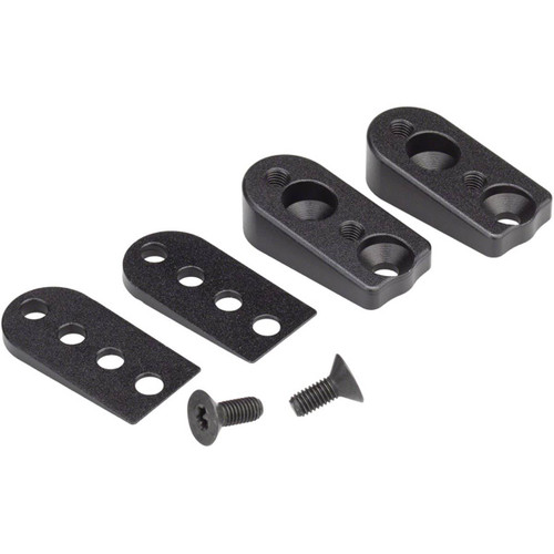 Kit de Cales d'Inclinaison de Repose bras pour Prolongateur VUKA CLIP - HIGH B1 - Aluminium/Incl. Cales 5°, 10°, 15° & Visserie - Black