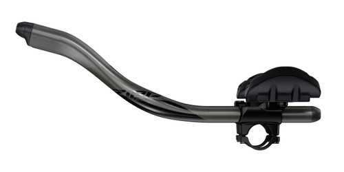 Prolongateur Chrono Complet VUKA CLIP LOW & CARBONE EVO 110 A1 - Carbone/Lgr=380mm/d=22.2mm/Htr=110mm - Matte Carbon + Black decals