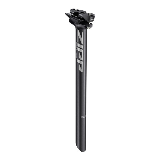 TIGE DE SELLE SERVICE COURSE 27.2MM LG350MM R.0MM B.BLACK LOGO GRAVE