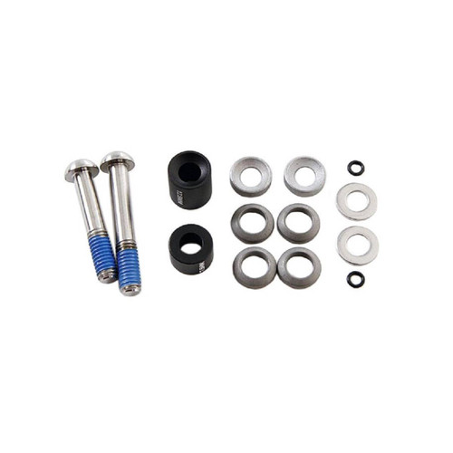 Entretoises Postmount 20 S - PM à PM / Aluminium / +20mm (F:180 / R:160) / Incl. Entret. + Vis Acier Inox T25 - CPS+STD - Black