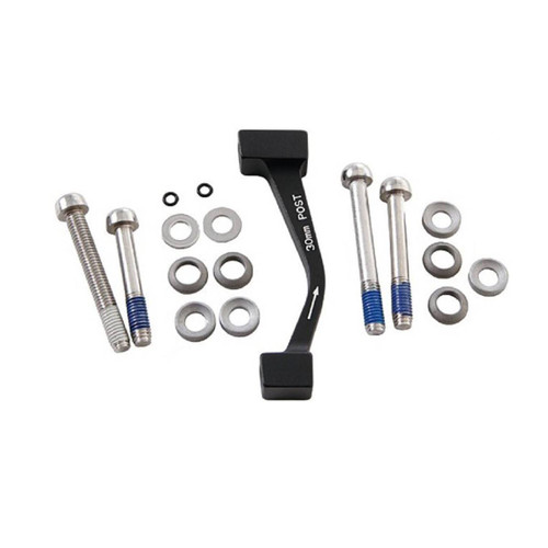 Adaptateur de Frein 30 P - PM à PM / Aluminium / +30mm (disc 170mm) / Incl. visserie acier CPS + STD - Black