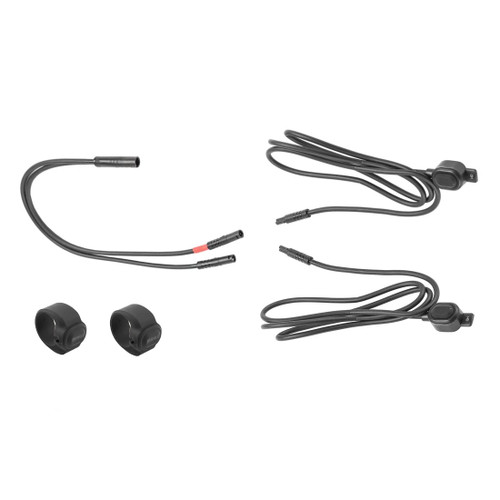 Paire de Commandes au Guidon e-Shifters câble de 970mm + 2 Colliers de fixation siliconne
