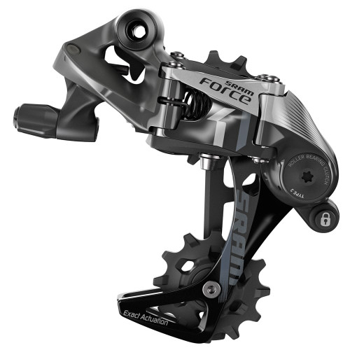 DERAILLEUR ARRIERE FORCE 1 TYPE 3.0 1X11V CHAPE LONGUE