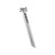 TIGE DE SELLE SERVICE COURSE LG 350MM, 0MM RECUL, DIAMETRE 31,6MM ARGENT