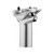 TIGE DE SELLE SERVICE COURSE LG 350MM, 0MM RECUL, DIAMETRE 31,6MM ARGENT