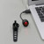 ÉCLAIRAGE ORB RECHARGEABLE AVANT / ARRIÈRE POLISHED BLACK