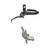 Frein  Code Ultimate Stealth Carbone Durite 950mm Visserie Titane Noir