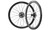 PAIRE DE ROUES  RAW 44 - TLR Disque - FFWDxCERAMICSPEED / Shimano MATTE BLACK